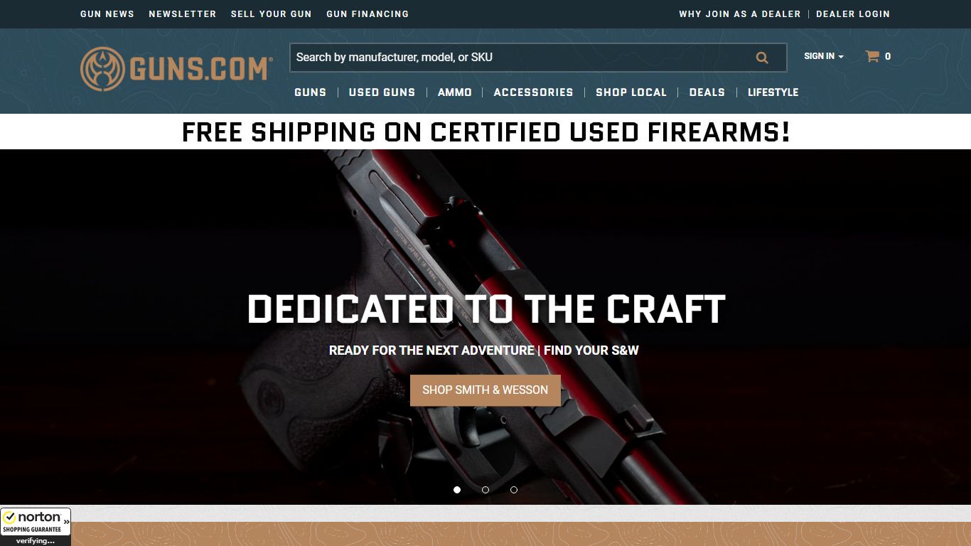 The Easiest Place to Buy Guns :: Guns.com